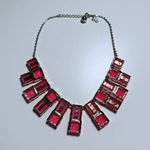 Kate Spade  Y2K Hot Chip Necklace - Gold Plated Geometric Stone Statement Jewelry Photo 6