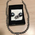 02 Collection Women's necklace.  Imitation pearl silver $25 Photo 0
