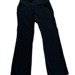 Liz Lange Maternity Lightweight Black Pants Stretchy Waist Womens 6 Photo 2