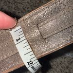 Madewell  The‎ Simple Crossbody Bag Metallic Sand Leather Shoulder Bag New Photo 9