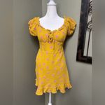 Entro mustard & pink floral mini dress Photo 2