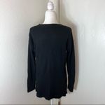 Gap  Black Crewneck Knit Sweater | Classic Long Sleeve Pullover. Size S Photo 4
