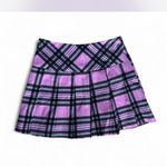 Brand New Women’s Pink Plaid Pleated Skirt Without Tags Photo 1