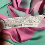 ZARA  7885/138 Barbiecore Satin Pink Seafoam Green Striped Button-down Shirt XS Photo 9