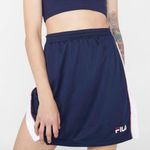 FILA  Women’s Miriam Retro Snap Away Jersey Style Mini Skirt Size Medium Photo 10