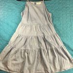 Japna  Sleeveless Tiered Baby Doll Dress in Light Blue Small Photo 0