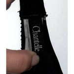 Chantelle  3295 BASIC INVISIBLE cup bra black‎ neckline 36b Photo 2