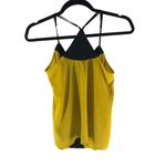 Forever 21 Womens Tank Cami Top Beaded Colorblock Yellow Black XS Photo 1