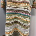 Anthropologie Daily Practice by  Moss Fair Isle Turtleneck Sweater Dress Large Photo 6