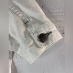 CAbi XS Short Sleeved Summer Denim Jean Jacket in White Photo 4