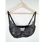 Victoria's Secret  Womens Black Lace Lined Demi Bra Size 32DDD Sexy Date Night Photo 6