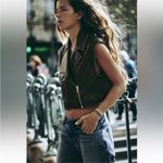 ZARA  Faux Leather Vest - Cropped Photo 2
