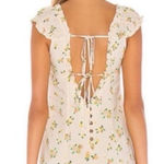 Free People  'Like a Lady' Citrus Lemon Print Mini Dress Photo 0