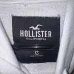 Hollister  California Logo Fleece Hoodie Sweatshirt White Size XSMALL Unisex Photo 3