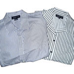 Jones New York Set Of 2 Women’s  Signature Button Down Blouses Size XL Photo 0
