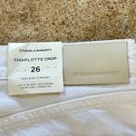 Citizens‎ of Humanity Charlotte Crop HighRise White Denim Cotton Jeans NWT Photo 8