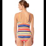 Anne cole  slimming multicolored stripe swimsuit. New Photo 9