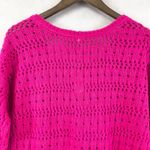 Aeropostale  Sweater Womens Large Open Knit Y2k Dopamine Mall Goth Indie Fairy Photo 4