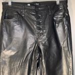 Kut From The Kloth “Mia High Rise Skinny” Button Fly Faux Leather Pants Sz 6 #72 Photo 1