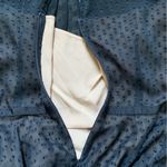 Hobbs London  Claudette Clip Dot Dress Navy Midi 6 Photo 9