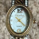 Peck & Peck  women’s vintage two tone bangle bracelet‎ watch Photo 2