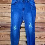 Encore jeans  est 1988 distressed denim skinny leg jeans size 3xl Photo 0