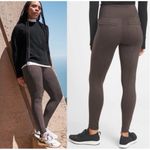 Athleta  Delancey Black & Brown Houndstooth Leggings/Tights Photo 2