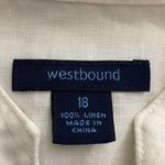 Westbound  White Tunic Blouse size 18 Photo 2