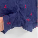 FSR Blue Anchor Embroidered Womens Shorts Sz 5 Nautical Preppy Coastal Summer Photo 4