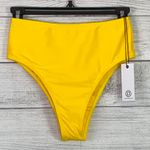 Ellejay - Carolyn High-Rise Lemon Swim Bottom - M Photo 2