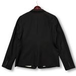 EUC J.Crew Regent Black Wool Blend Blazer Women's Size 16T Tall Black Photo 1