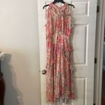 Alex Marie  Floral Ruffle Maxi Dress size 10 brand new length 56” bust 34” Photo 4