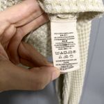 Free People White Cream BK Waffle Thermal Distressed Boho Cropped Top S Photo 3