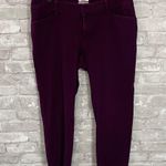 Merona  Women's Deep Purple Cropped Jeans Photo 0