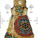 Anthropologie Edme & Esyllte Lappula Silk Ruffle Floral Print Dress Size 10 Photo 6