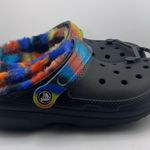 Crocs Black Classic Fur Lined Fuzzy Tie Dye Clogs Men's 4 Womens 6 NWT Photo 11