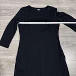 Nicole Miller Women Black Casual & Formal 3/4 Sleeve Round Neck Dress Size S Photo 8