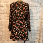 ALC Frank A.L.C Sz 0 Carlo Floral Wrap Silk Mini Dress Photo 8