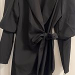 Elegant Black puff sleeve blazer Dress Size 12 Photo 1