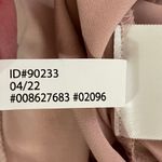 EXPRESS NWT  Women's Short Sleeve Peplum Ruffle Bodysuit Blouse Dusty Mauve Large Photo 11