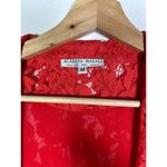 Alberto Makali  Red Lace Blazer M Photo 2