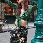 For Love & Lemons  Molly Drawstring Skirt Size Small Photo 0