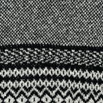 Lucky Brand Sweater Womens XS Cream Black Fair Isle Cardigan Neutral Bohemian Photo 7