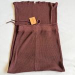 Project Social T New  Milan Sweater Rib Midi Skirt in Cacao Photo 5