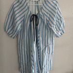 Striped Romper Blue Photo 0