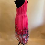 Ted Baker  London Pinata Floral Pleated Asymmetrical One Shoulder Dress Sz 10 US Photo 9