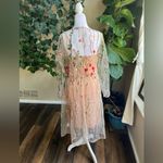 JustFab Floral Embroidered Dress in Nude | medium Photo 6