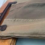 Free People  Denim Bi Color Olive Green Skirt Size: 4 Photo 2
