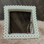 ZARA NEW Fur Bucket Bah With Pearl Handles Photo 4