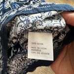 Lucy & Laurel  small floral blue blouse Photo 5